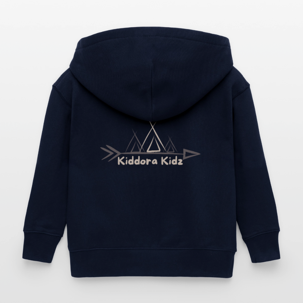Kiddora Logo Stanley/Stella Mini Cultivator Bio Kinder Kapuzenjacke - Navy