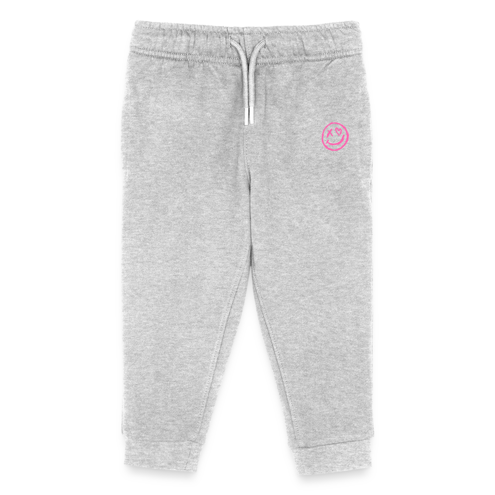 Smile Stanley/Stella Kinder Bio Jogginghose Mini Mover - Grau meliert