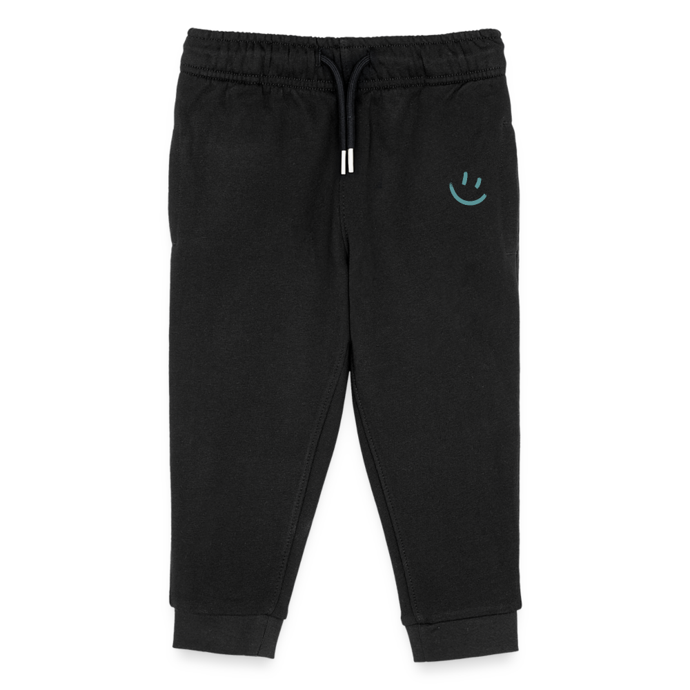 Smile Jungs Stanley/Stella Kinder Bio Jogginghose Mini Mover - Schwarz