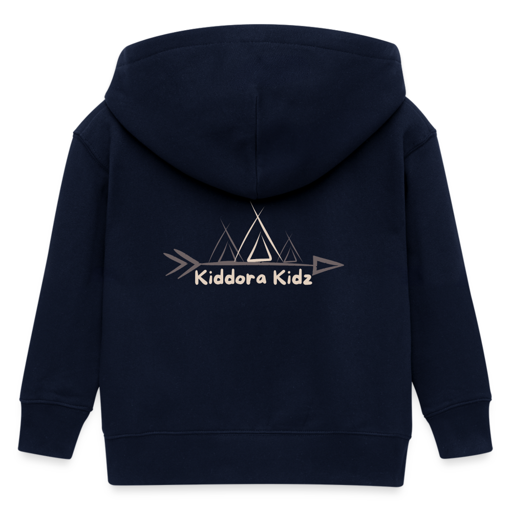 Kiddora Logo Stanley/Stella Mini Cultivator Bio Kinder Kapuzenjacke - Navy