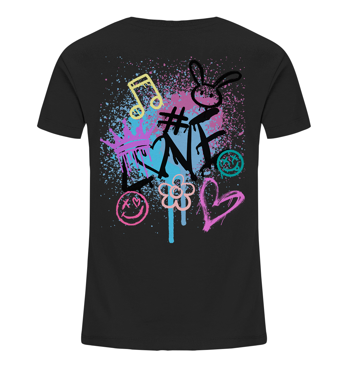 Grafitti-Smiley T-Shirt