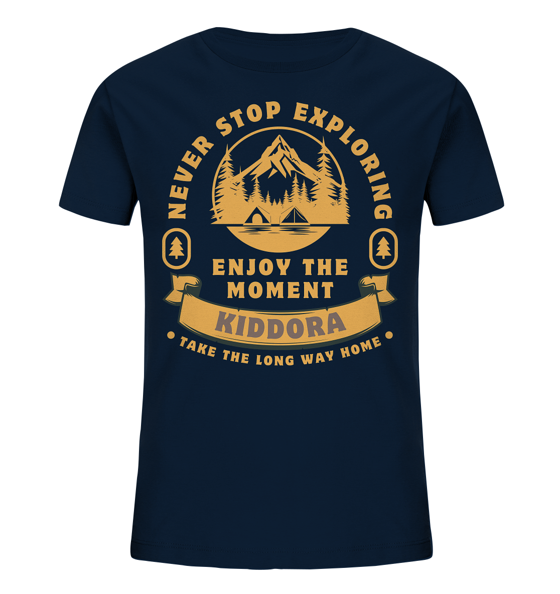 Never Stop Exploring - Kids Organic Shirt