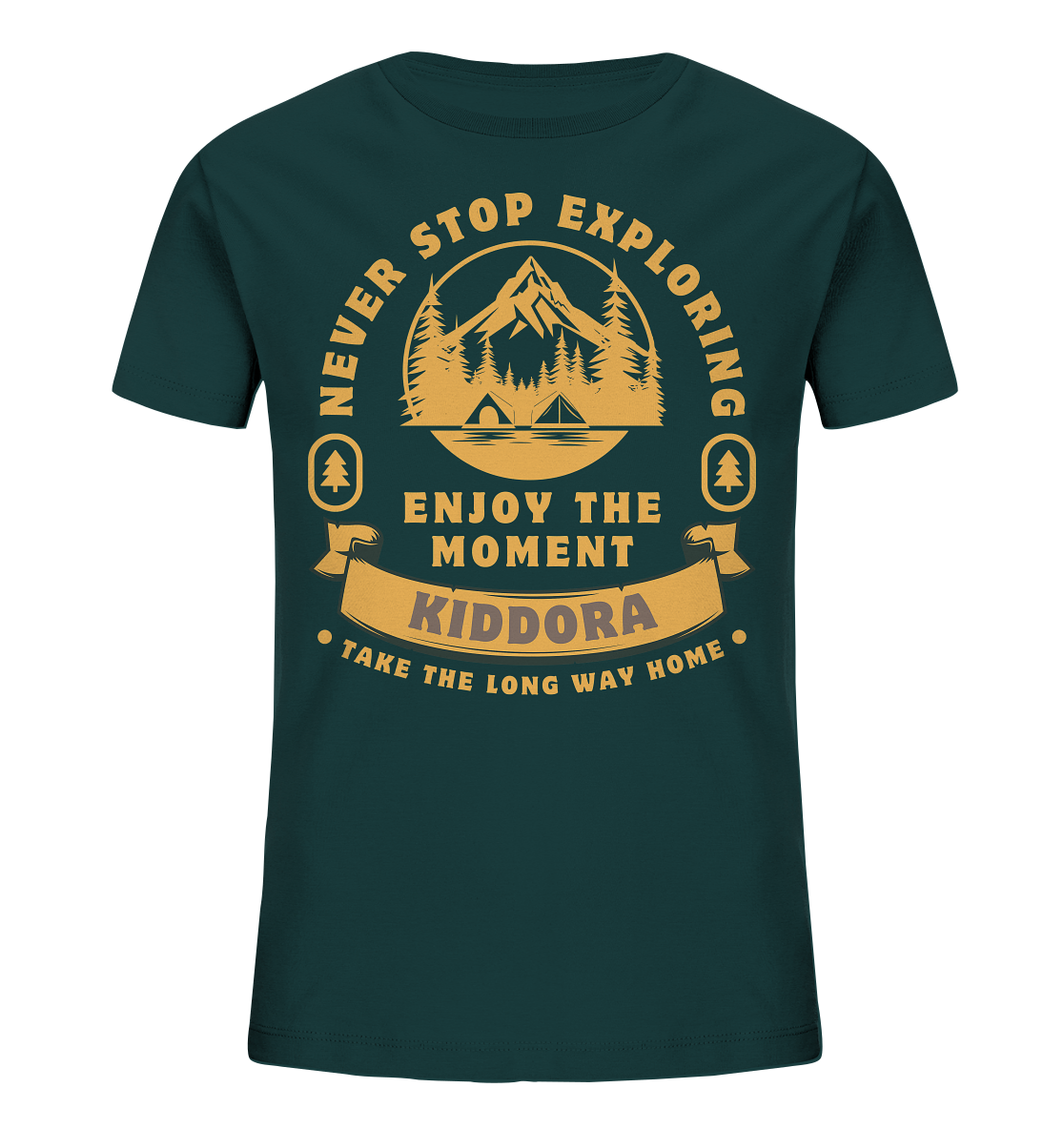 Never Stop Exploring - Kids Organic Shirt