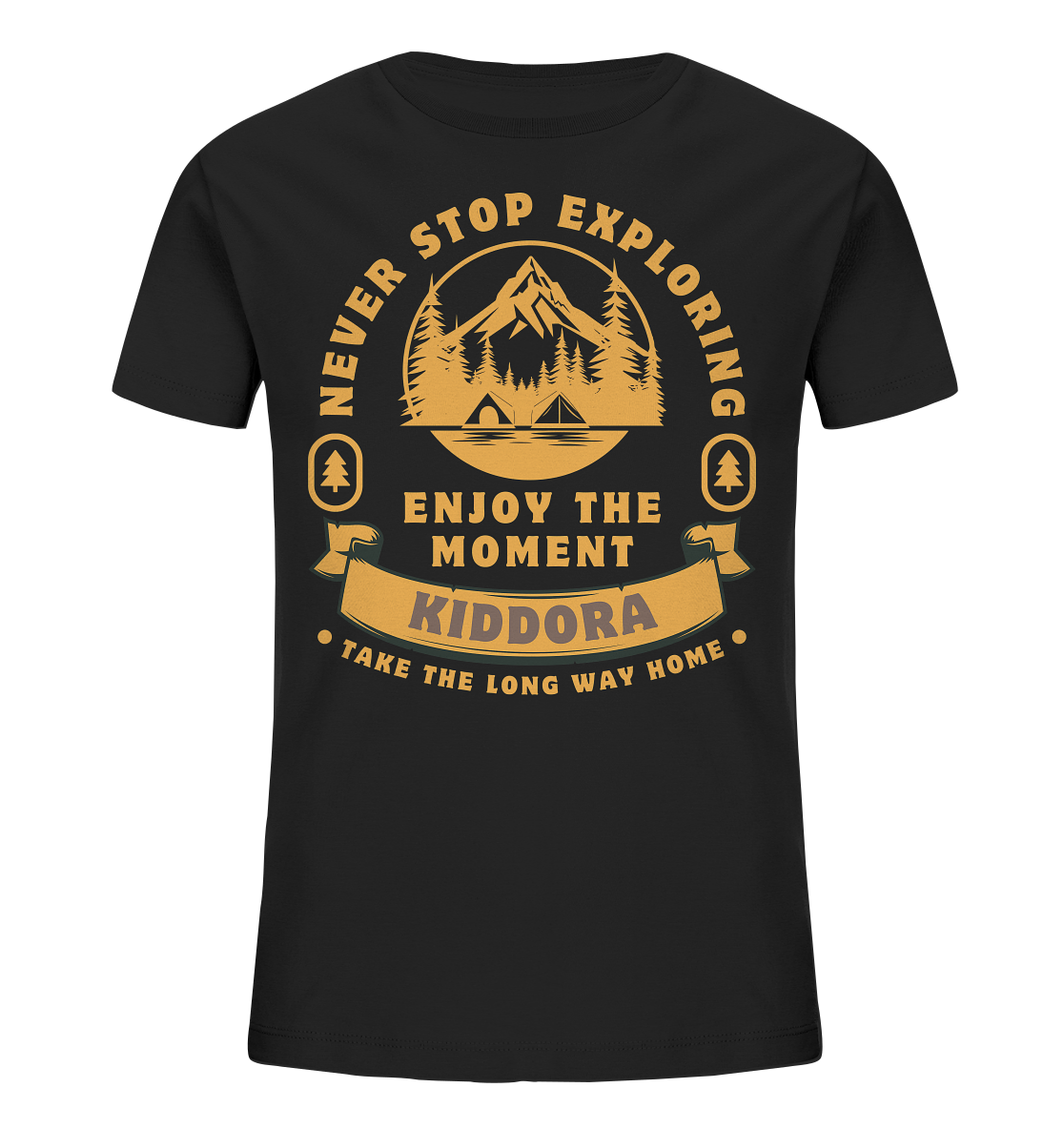 Never Stop Exploring - Kids Organic Shirt