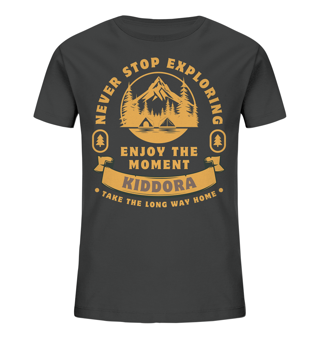 Never Stop Exploring - Kids Organic Shirt