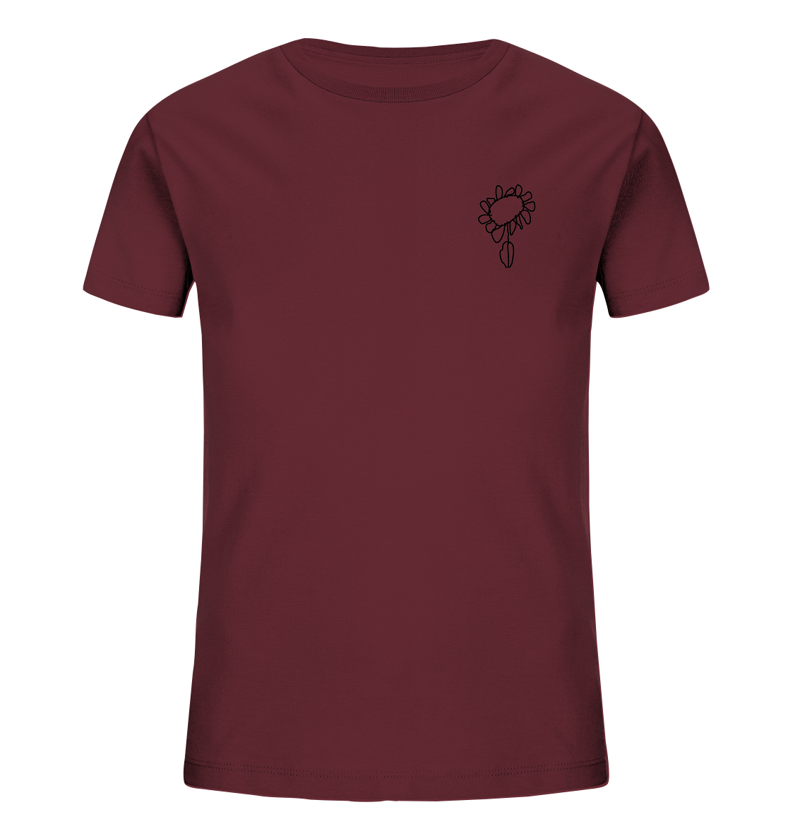 Sonnenblume Skizze T-Shirt