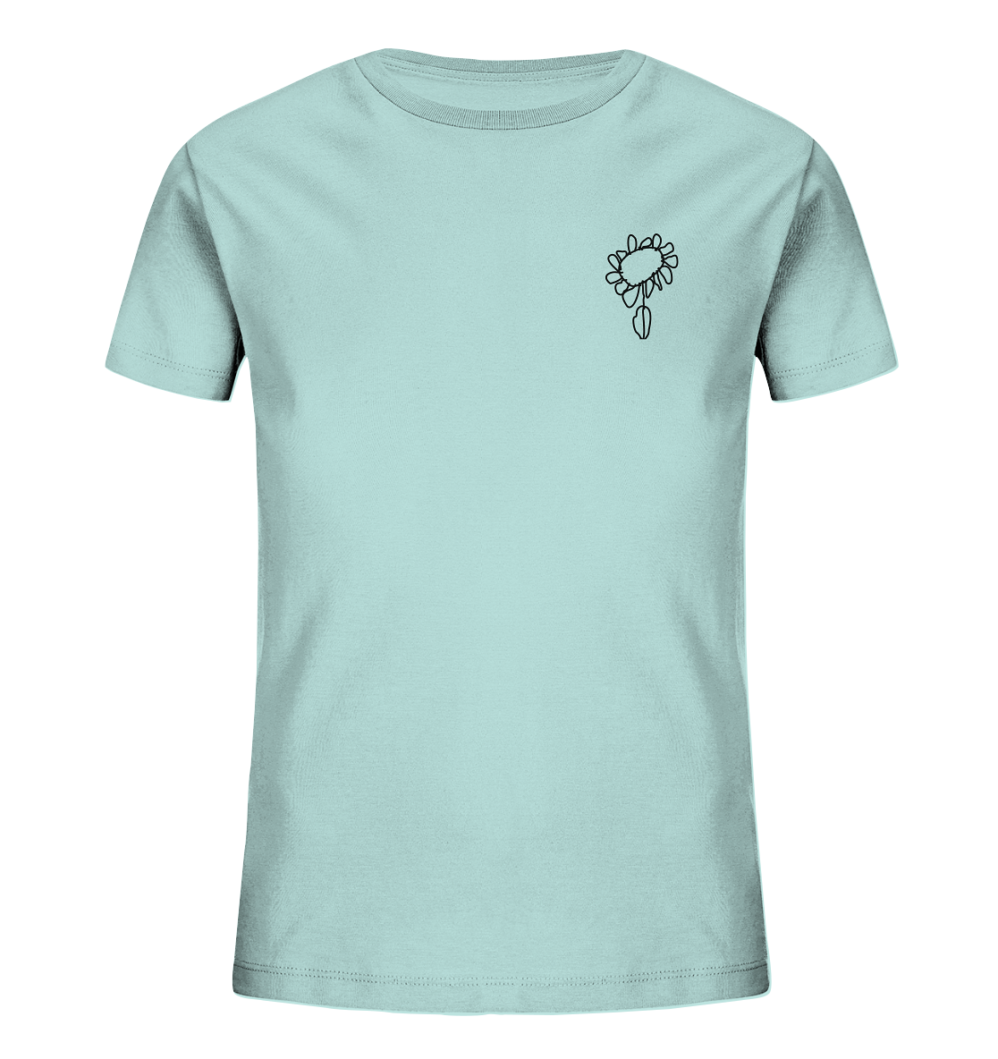 Sonnenblume Skizze T-Shirt