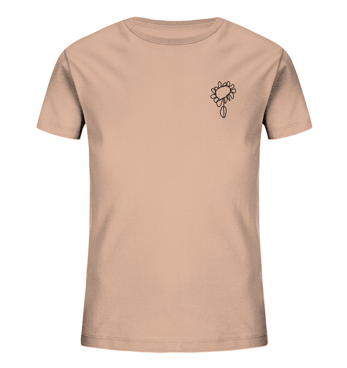 Sonnenblume Skizze T-Shirt