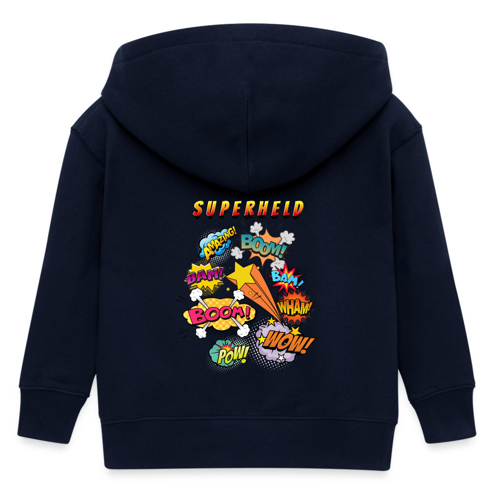 Comic Stanley/Stella Mini Cultivator Bio Kinder Kapuzenjacke - Navy