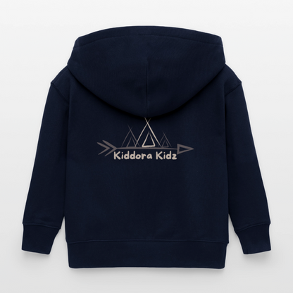 Kiddora Logo Stanley/Stella Mini Cultivator Bio Kinder Kapuzenjacke - Navy