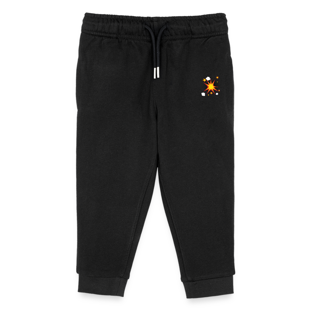 Comic Stanley/Stella Kinder Bio Jogginghose Mini Mover - Schwarz