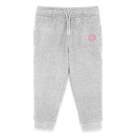 Smile Stanley/Stella Kinder Bio Jogginghose Mini Mover - Grau meliert