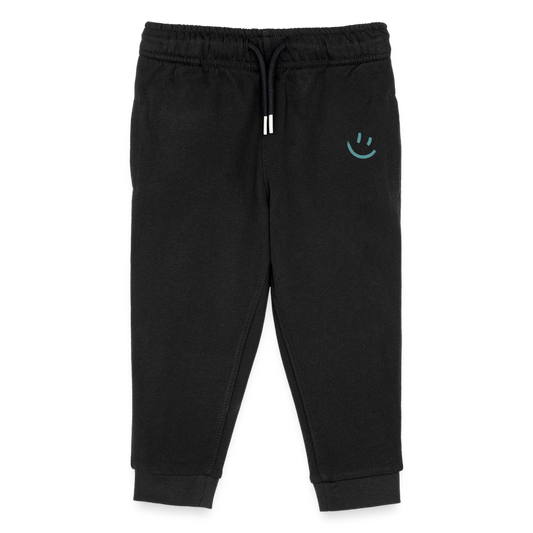 Smile Jungs Stanley/Stella Kinder Bio Jogginghose Mini Mover - Schwarz