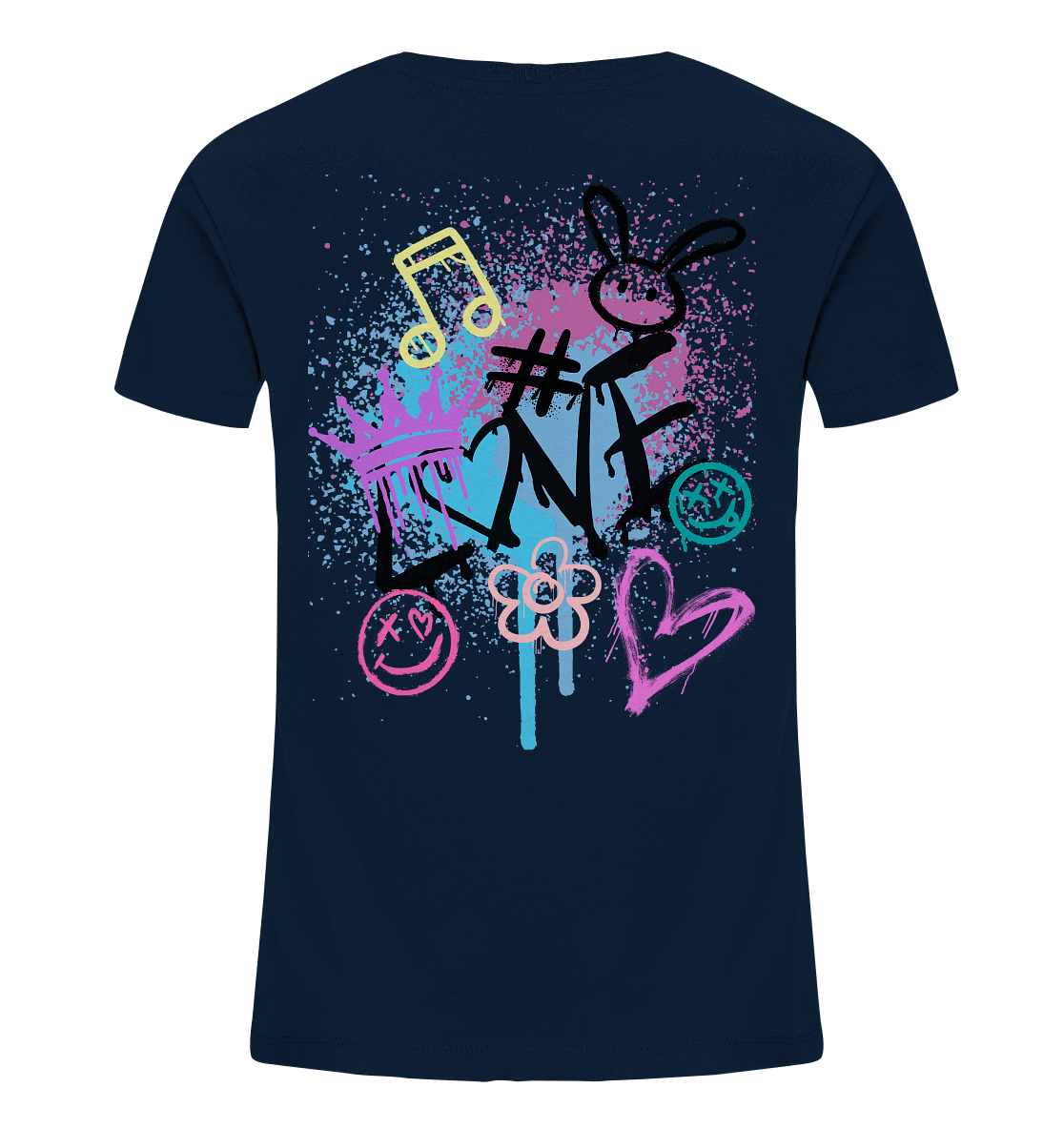 Grafitti-Smiley T-Shirt