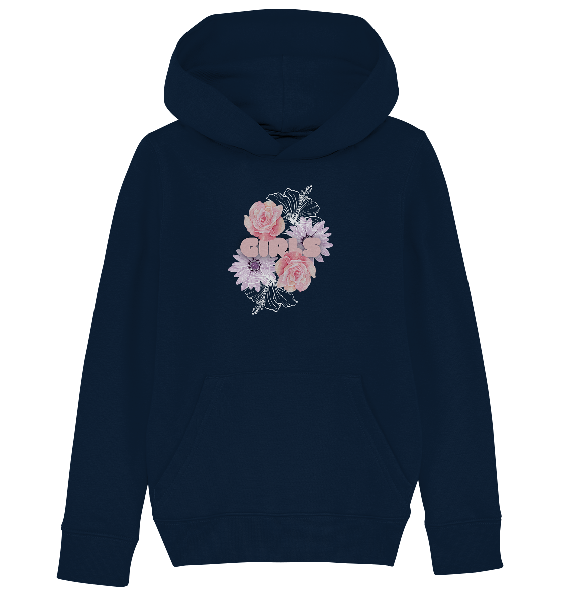 Girls Flower Hoodie