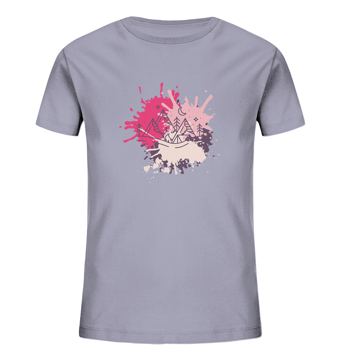 Camping Splash Girls T-Shirt