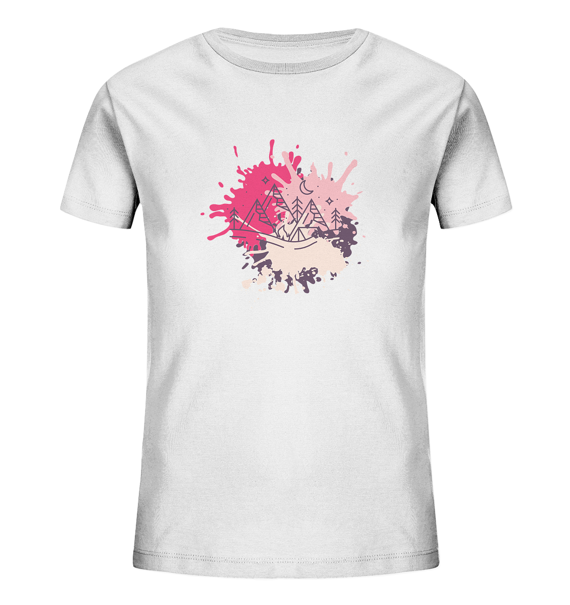 Camping Splash Girls T-Shirt